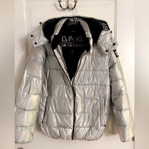 Calvin Klein Womens Water-Resistant Puffer Jacket